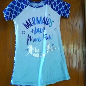 💙Kids Mermaid Nightgown Size 4-6💙